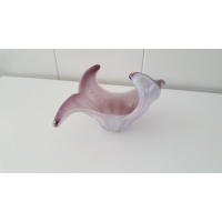 Murano schaal - paars glas